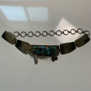 Vintage Native American Style‎ Turquoise Belt 35 Inch
